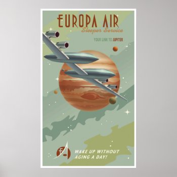 Travel To Jupiter Poster by stevethomas at Zazzle