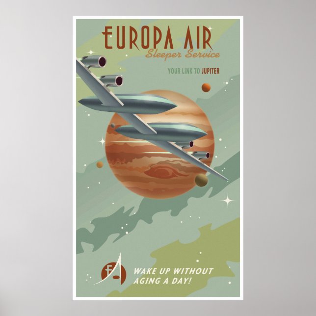 Travel to Jupiter Poster (Front)