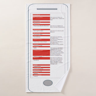 Travel to London Bath Towel