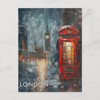 Travel to London Postcard
