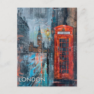 Travel to London Postcard