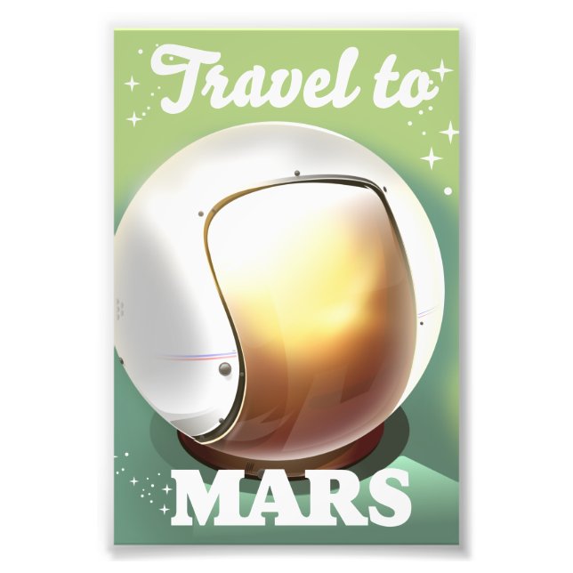 Travel to Mars Photo Print (Front)