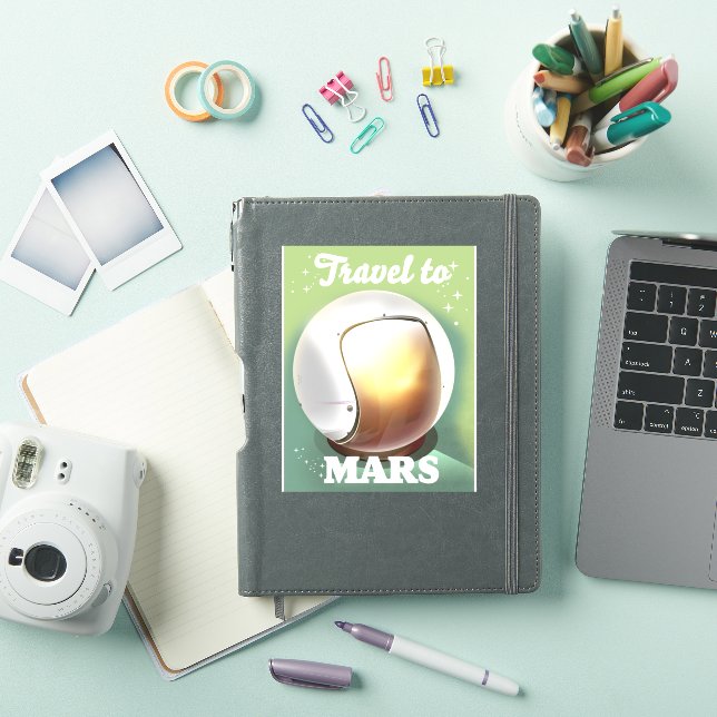 Travel to Mars Sticker (iPad Cover)