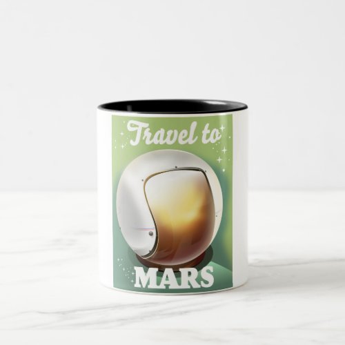 Travel to Mars Two_Tone Coffee Mug