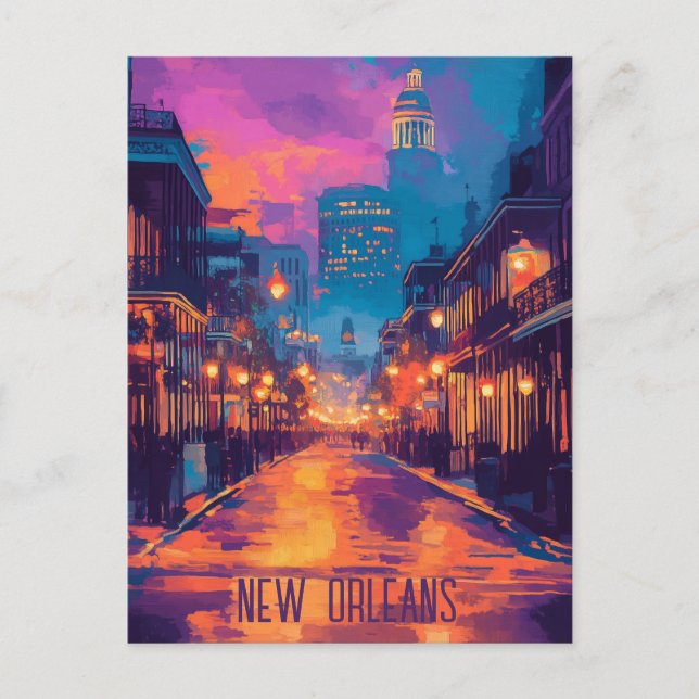 Travel to New Orleans Louisiana Postcard (Front)