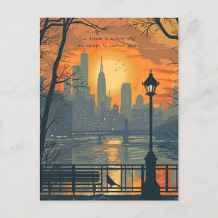 Travel to New York City Postcard