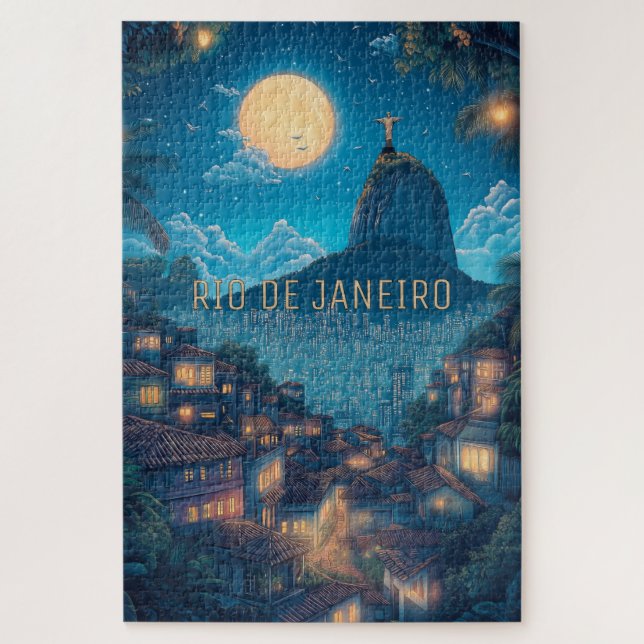 Travel to Rio de Janeiro Brazil Jigsaw Puzzle (Vertical)