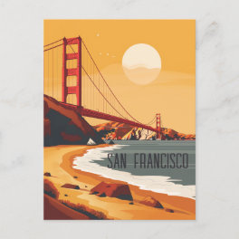 Travel to San Francisco Postcard