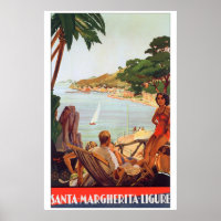Travel to Santa Margherita Ligure Italy Poster