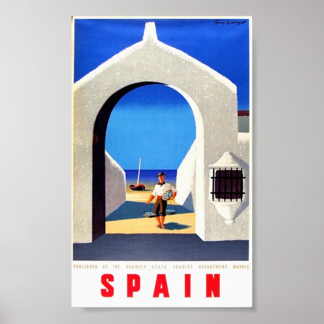 Travel To Spain - Fisherman Poster (Front)
