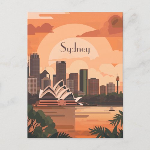 Travel to Syney Postcard