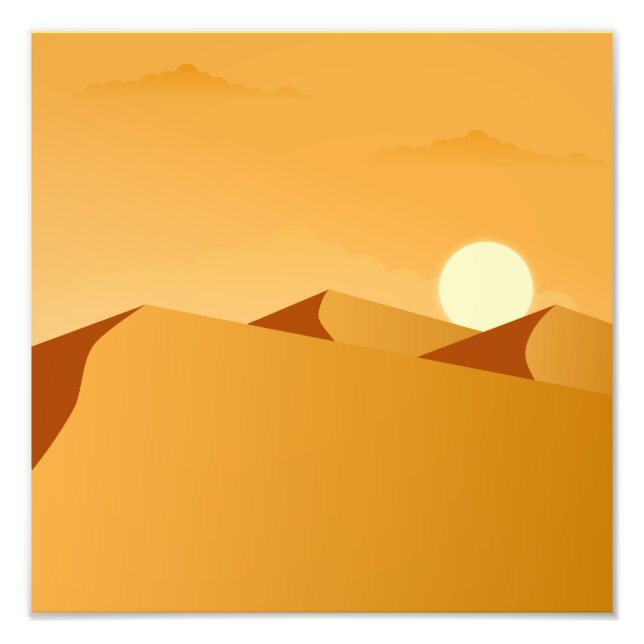 Travel to the Desert of Egypt with this Photo Print (Front)