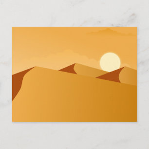 Travel to the Desert of Egypt with this Postcard