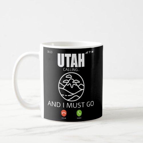 Travel To Utah Camp Adventure Hiking Backpacking T Coffee Mug