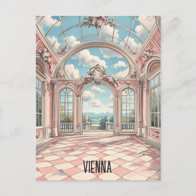 Travel to Vienna Austria Postcard (Front)