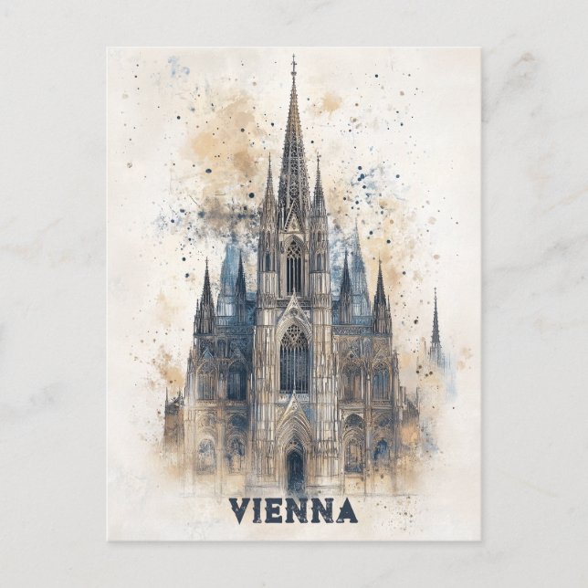 Travel to Vienna Austria Postcard (Front)