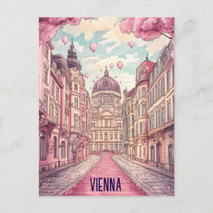 Travel to Vienna Austria Postcard