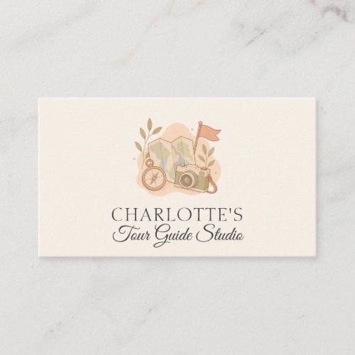 Travel Tourism Guide Business Card