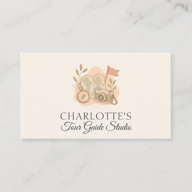 Travel Tourism Guide Business Card