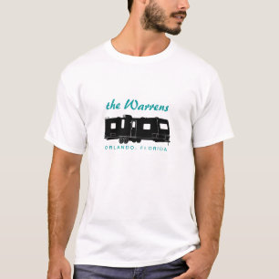 Travel Trailer RV Silhouette Graphic T-Shirt