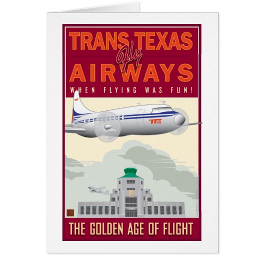 TRAVEL-Trans-Texas Airways Cards (Front)