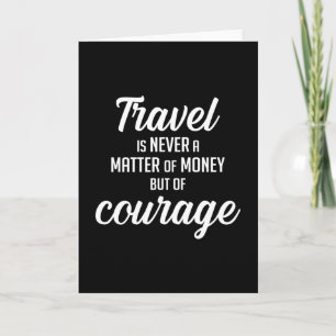 Travel Traveling Adventure Quotes Quote Gift Idea Card
