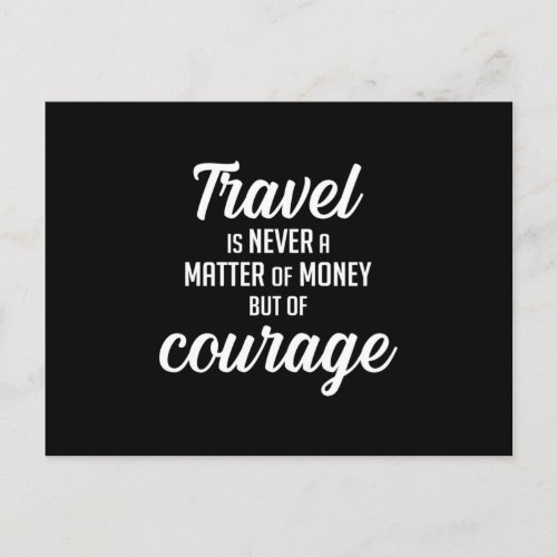 Travel Traveling Adventure Quotes Quote Gift Idea Postcard
