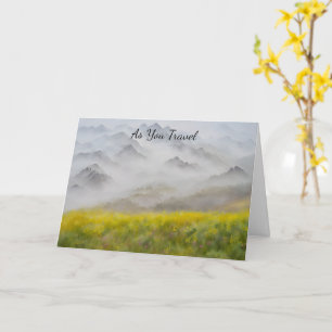 Travel Trip Vacation Landscape Art Card