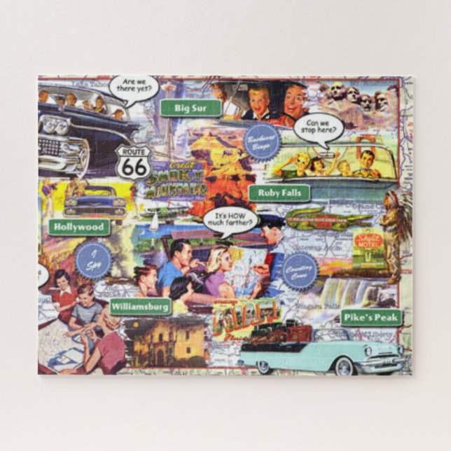 Travel USA Jigsaw Puzzle (Horizontal)