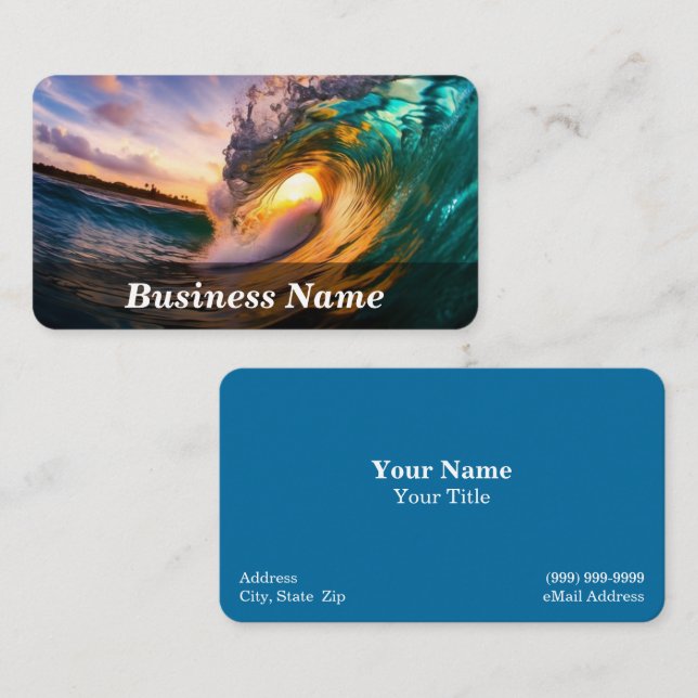 Travel / Vacation Business Card (Front/Back)