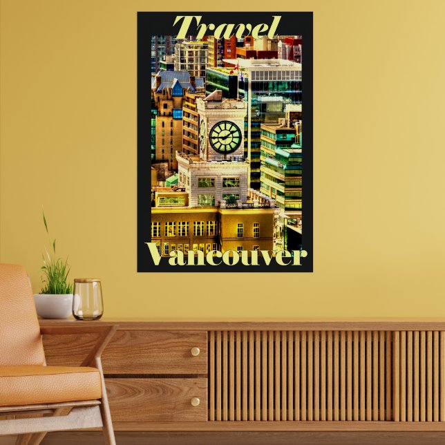 Travel Vancouver, BC, Canada Poster (Living Room 2)
