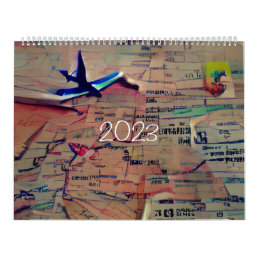 Travel Voyage Viaggiare Two-page 2023 Calendar