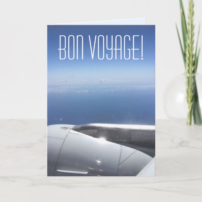 Travel Wanderlust Window Seat Card (Front)