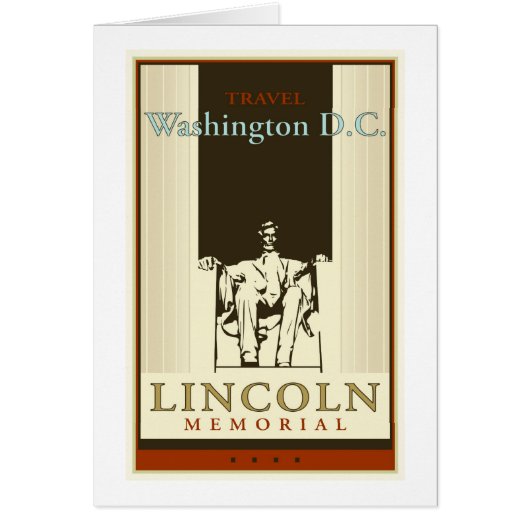 Travel Washington DC Cards (Front)