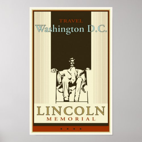 Travel Washington DC Poster