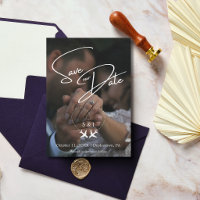 Travel Wedding Airplane Heart Modern Save The Date