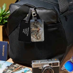 Travel with Cat/ Cat Lover Luggage Tag