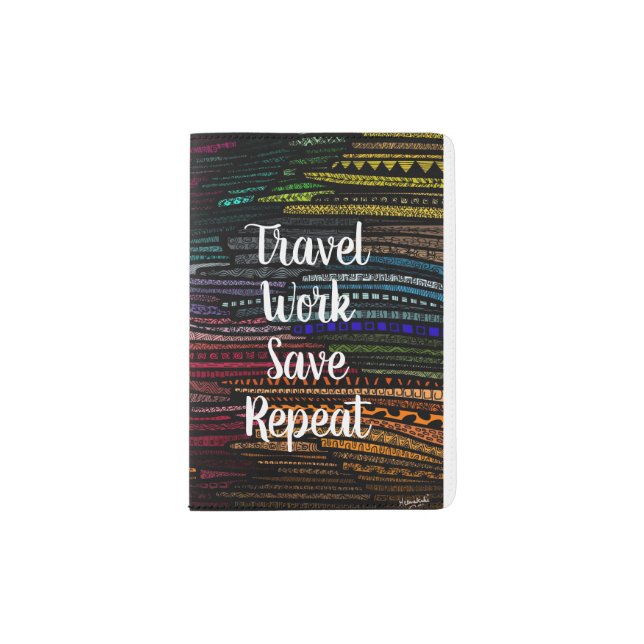 Travel work save repeat passport holder (Front)