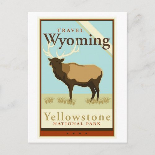 Travel Wyoming Postcard