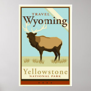 Travel Wyoming Poster