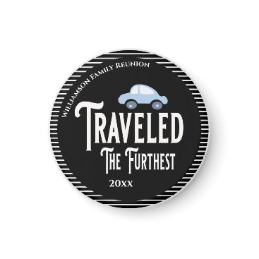Traveled The Furthest Car Reunion Award Magnet Traveled The Furthest Car Reunion Award Magnet
