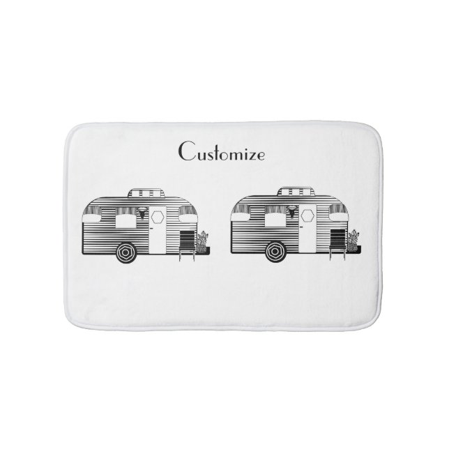 Traveler Camper Caravan Thunder_Cove Bath Mat (Front)