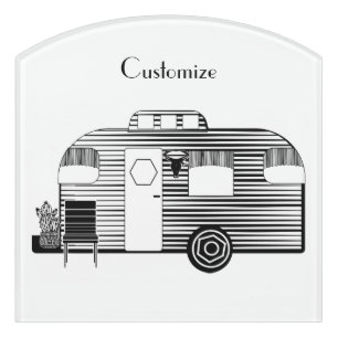 Traveler Camper Caravan Thunder_Cove Door Sign