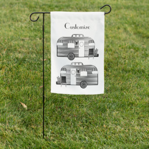 Traveler Camper Caravan Thunder_Cove Garden Flag