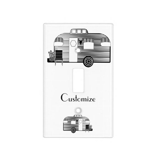 Traveler Camper Caravan Thunder_Cove Light Switch Cover