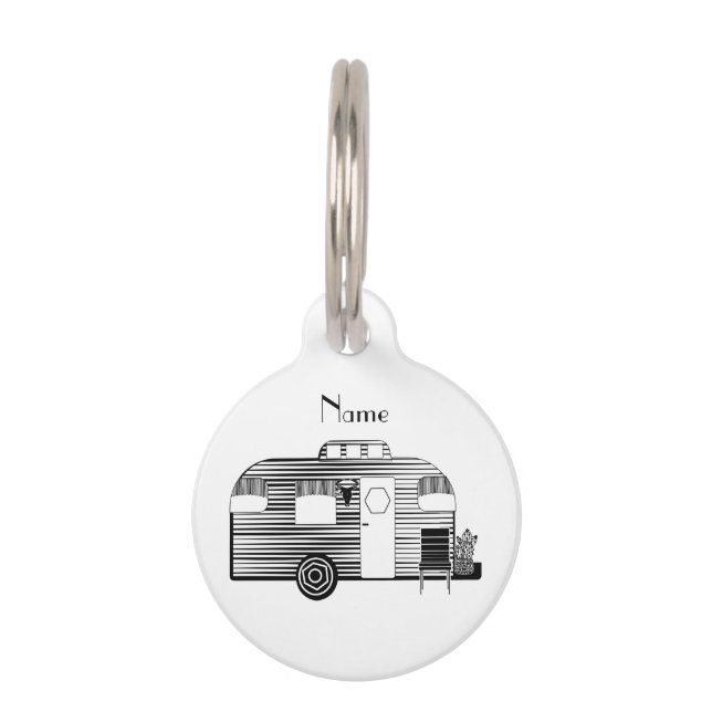 Traveler Camper Caravan Thunder_Cove Pet ID Tag (Back)