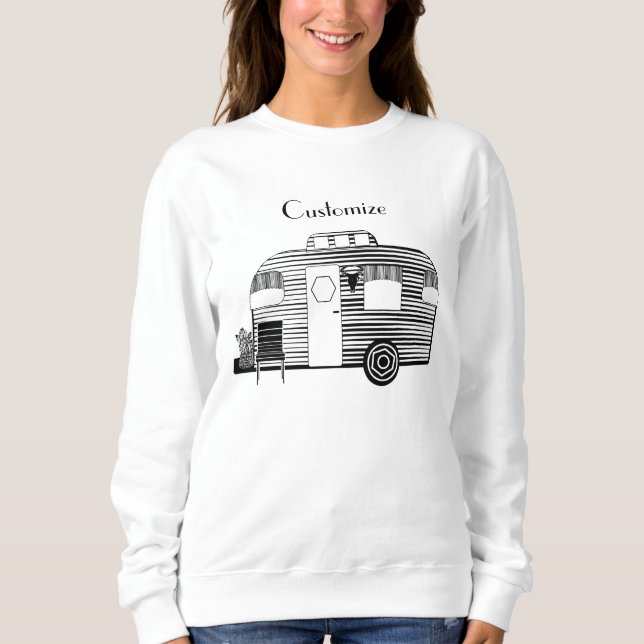 Traveler Camper Caravan Thunder_Cove Sweatshirt (Front)