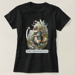 Traveler Chipmunk wildflower, Chipmunk Lovers T-Shirt