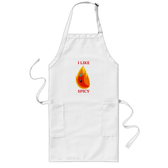 Traveler, foodie, funny,extrovert and cute design long apron (Front)