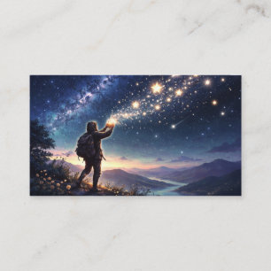 Traveler Releasing Stars Fantasy Business Card